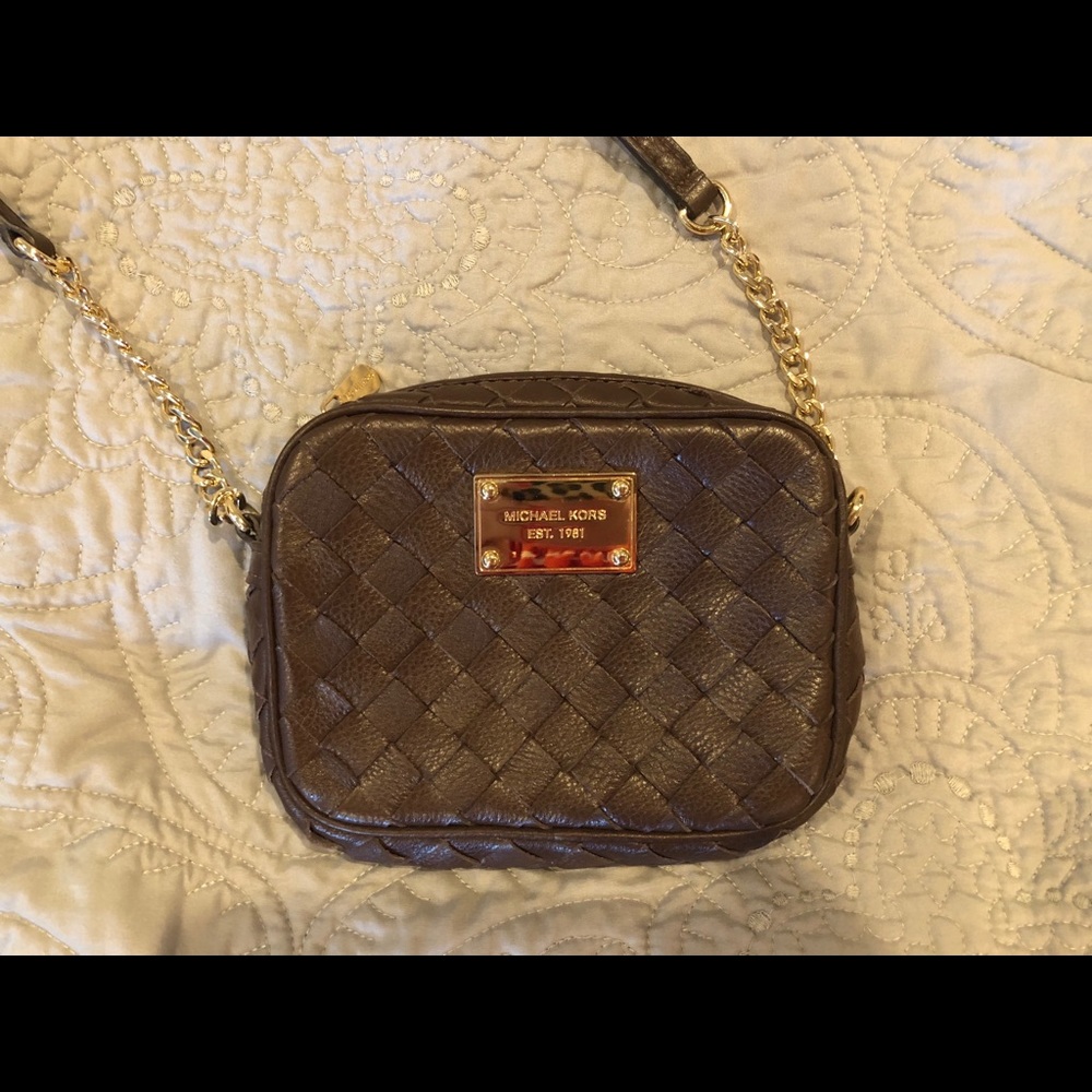 Michael Kors Brown/Gold Crossbody bag